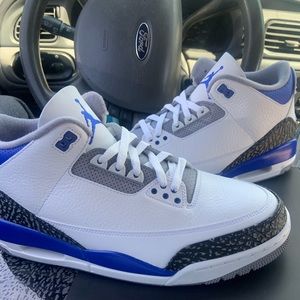 SOLD Jordan retro 3 “Racer Blues”